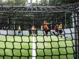 Fußballer auf dem Feld